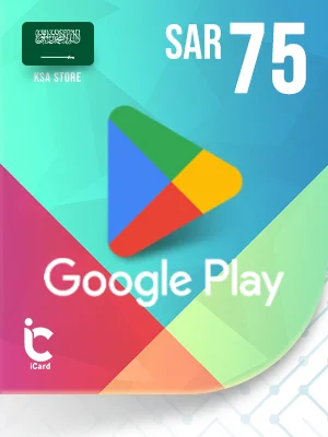 GooglePlay Gift Card SAR75 (KSA Store)