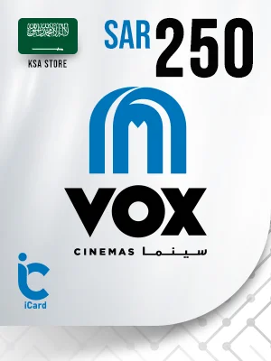 فوكس سينما بطاقة هدايا 250 ريال