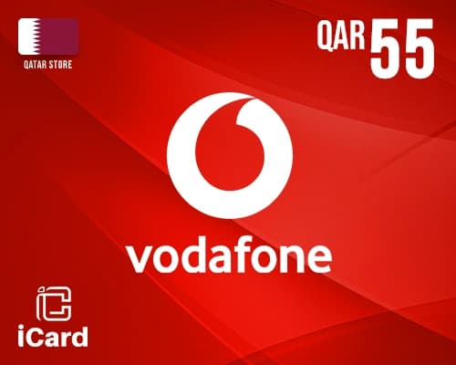 بطاقة فودافون 55 ريال قطري